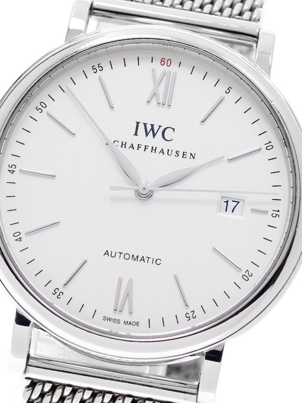 IWC SCHAFFHAUSEN Portofino IW356505 Silver Dial Automatic Men's Watch_958552